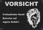 Preview: Hovawart | Aluminium Warnschild